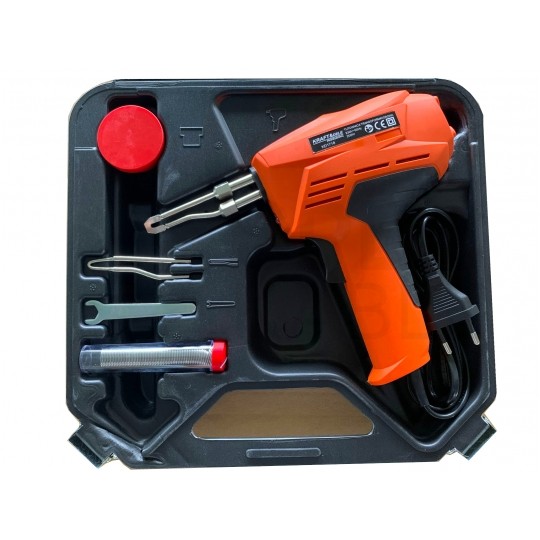 Lutownica transformatorowa 200W LED w walizce Kraft&Dele