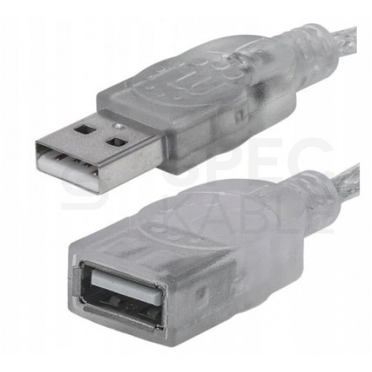 Lux Manhattan Kabel przedłużacz USB 2.0 A (wtyk / gniazdo) 1,8m