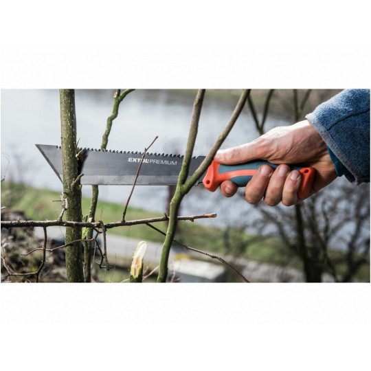 Maczeta biwakowa survivalowa, piła 395/260mm + etui Premium EXTOL