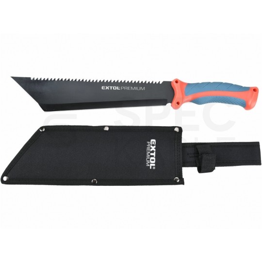 Maczeta biwakowa survivalowa, piła 395/260mm + etui Premium EXTOL