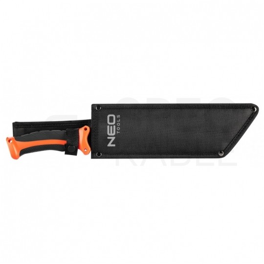 Maczeta biwakowa survivalowa, piła 400/225mm FULL-TANG + etui NEO 63-117