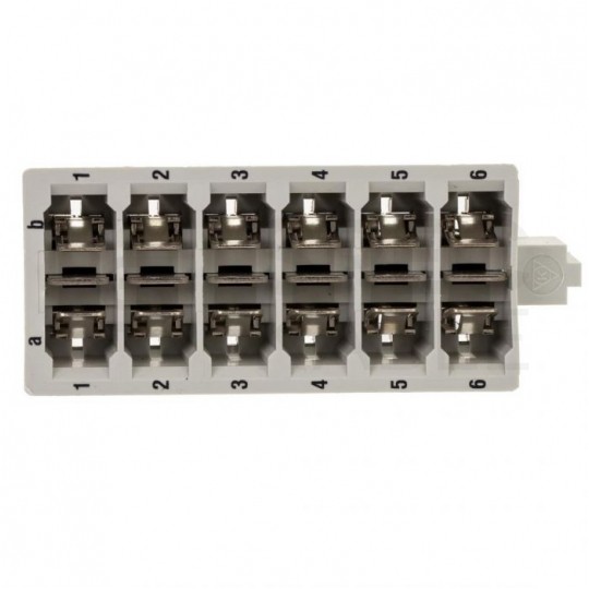 Magazyn odgromników gazowych LSA 8/6 dla KRONECTION Box A-6 KRONE