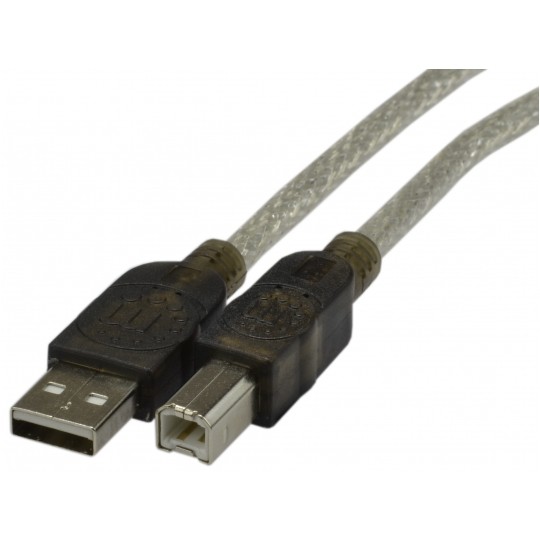 Manhattan Kabel drukarkowy USB 2.0 A / B (wtyk / wtyk) 11m ze wzmacniaczem