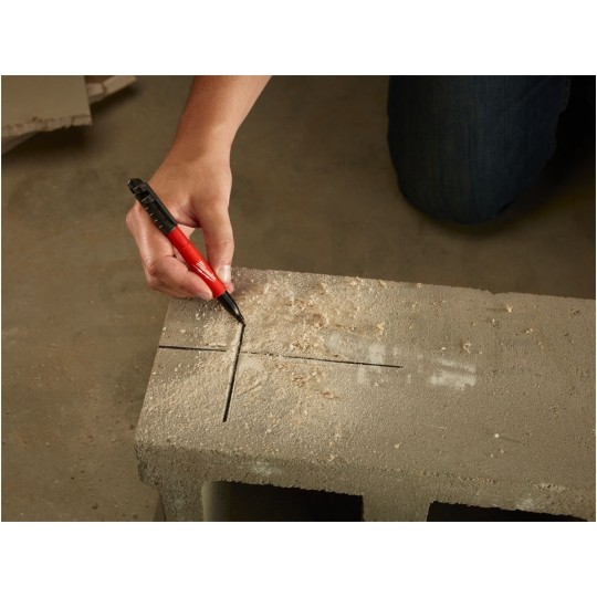 Marker budowlany INKZALL permanentny Czarny 1,0mm MILWAUKEE