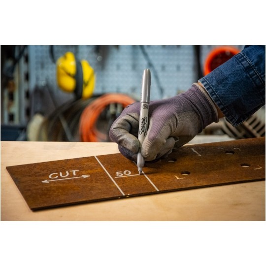 Marker permanentny dwustronny Sharpie Twin Tip czarny z 2 końcówkami 0,5mm/1,0mm wodoodporny