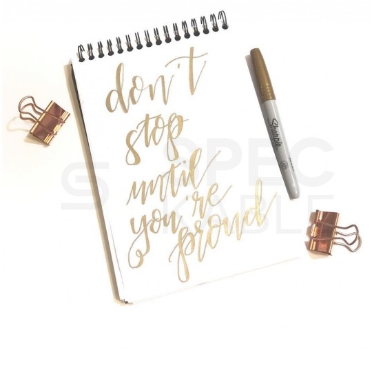 Marker permanentny metaliczny Sharpie Metallic złoty z końcówką 1,4mm wodoodporny