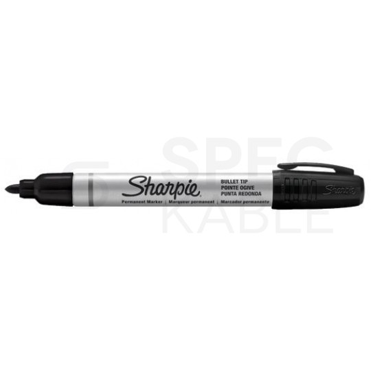 Marker permanentny metalowy do ciężkich warunków Sharpie Metal Barrel Small czarny 1.0mm