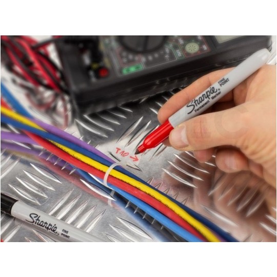 Marker permanentny Sharpie Fine czarny z końcówką 1,0mm wodoodporny