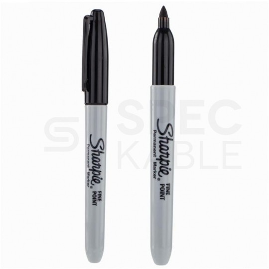 Marker permanentny Sharpie Fine czarny z końcówką 1,0mm wodoodporny BLISTER