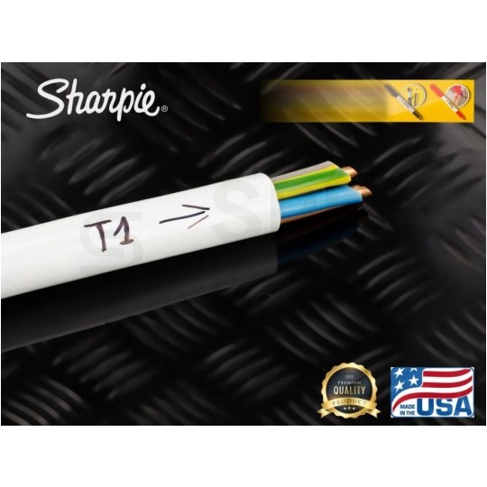 Marker permanentny Sharpie Fine czarny z końcówką 1,0mm wodoodporny BLISTER