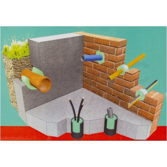 Masa do uszczelniania Aquastop 2100 310ml zestaw z aplikatorem