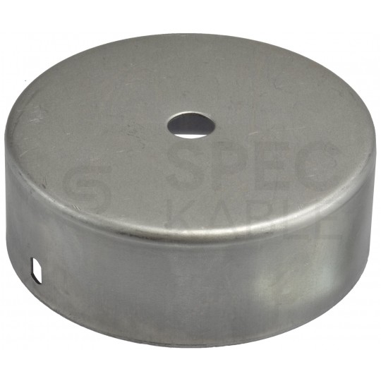 Maskownica sufitowa podsufitka 1x otwór 10mm metalowa fi:80mm ALKRI