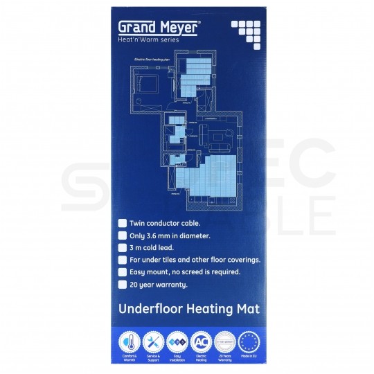 Mata grzewcza 1440W 8m2 THM180-08016x0,5m GRAND MEYER