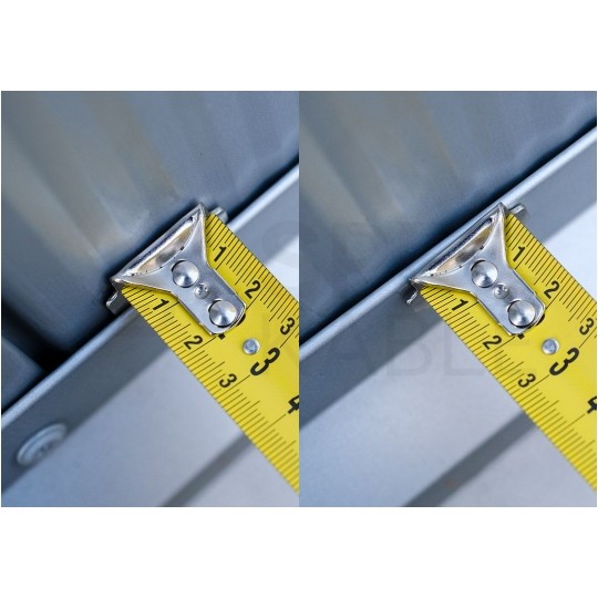 Miara zwijana metrówka 5m / 25mm magnetyczna wzmacniana czarno-pomarańczowa NEO 67-115-1