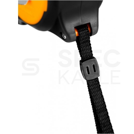 Miara zwijana metrówka 5m / 25mm magnetyczna wzmacniana czarno-pomarańczowa NEO 67-115-1