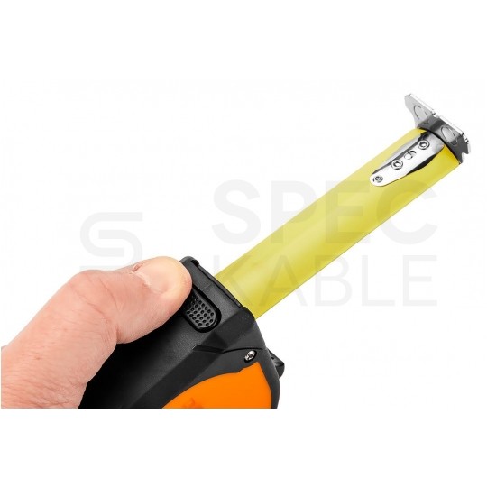 Miara zwijana metrówka 5m / 25mm magnetyczna wzmacniana czarno-pomarańczowa NEO 67-115-1