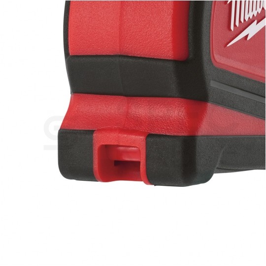 Miara zwijana metrówka 5m / 25mm PRO COMPACT nylon czarno-czerwona MILWAUKEE