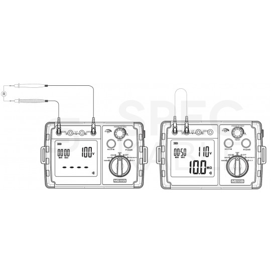 Miernik do pomiaru rezystancji izolacji tester cyfrowy LCD do instalacji elektrycznych GT5307B BENETECH