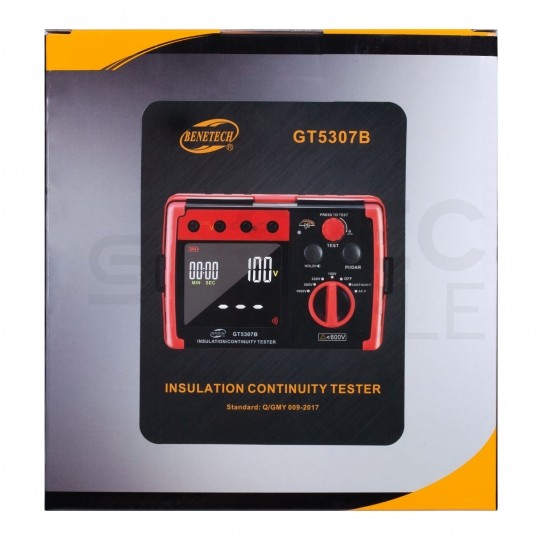 Miernik do pomiaru rezystancji izolacji tester cyfrowy LCD do instalacji elektrycznych GT5307B BENETECH