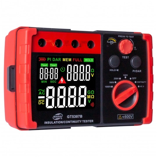 Miernik do pomiaru rezystancji izolacji tester cyfrowy LCD do instalacji elektrycznych GT5307B BENETECH