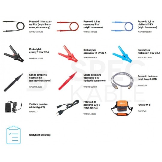 Miernik do pomiaru rezystancji izolacji wysokim napięciem [2,5kV] tester cyfrowy LCD do instalacji elektrycznych SONEL MIC-2501