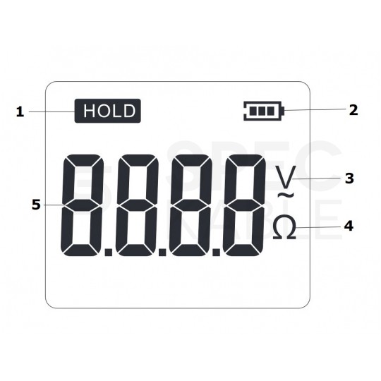 Miernik do pomiaru rezystancji uziemienia tester cyfrowy LCD GT5105A BENETECH
