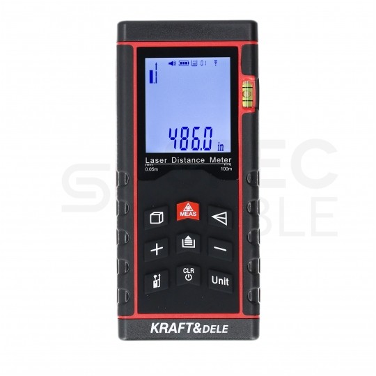 Miernik dystansu dalmierz laserowy 0,05 - 100m Kraft&Dele KD10408
