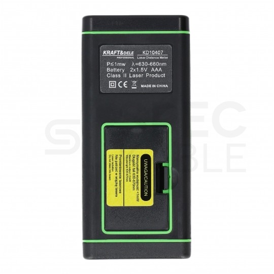 Miernik dystansu dalmierz laserowy 0,05 - 80m Kraft&Dele KD10407