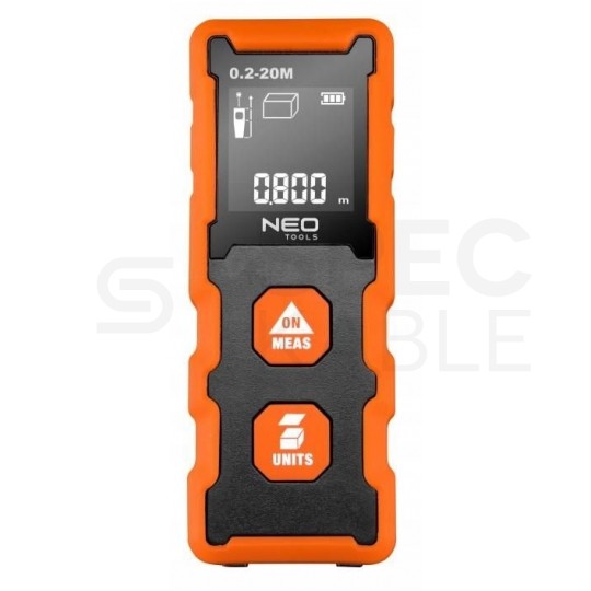 Miernik dystansu dalmierz laserowy 0,2 - 20m NEO 75-202
