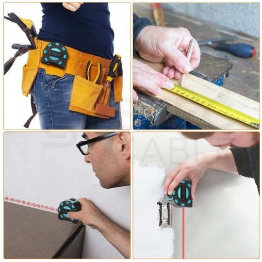 Miernik dystansu dalmierz laserowy 40m z miarką zwijaną 5m MILESEEY DT11