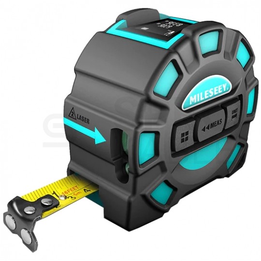 Miernik dystansu dalmierz laserowy 40m z miarką zwijaną 5m MILESEEY DT11