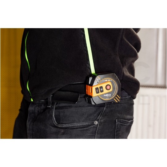 Miernik dystansu dalmierz laserowy 40m z miarką zwijaną 5m NEO 67-100