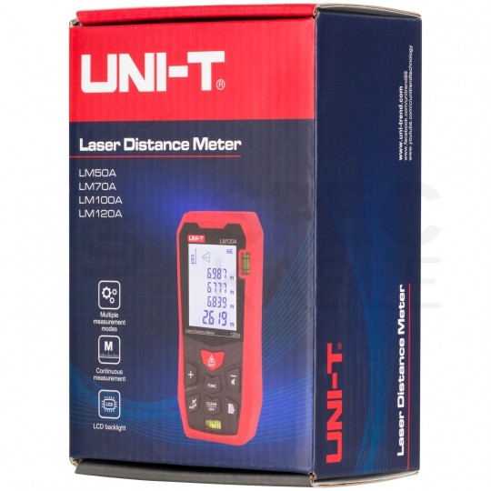 Miernik dystansu uniwersalny dalmierz laserowy 100m UNI-T LM100A