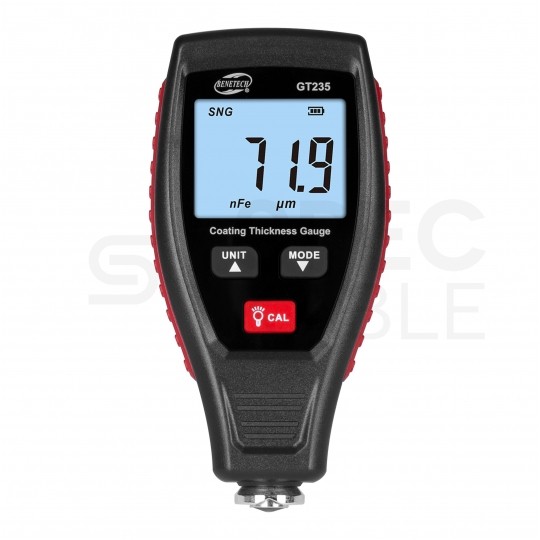 Miernik grubości lakieru powłoki lakierniczej z wyświetlaczem LCD GT235 BENETECH