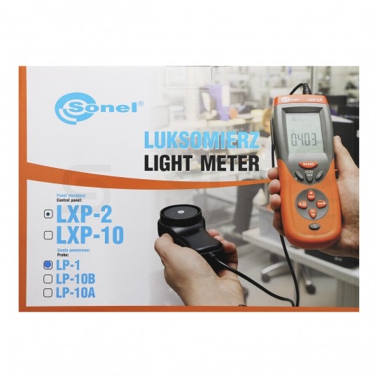 Miernik natężenia światła luksomierz cyfrowy LXP-2 WMGBLXP2 SONEL