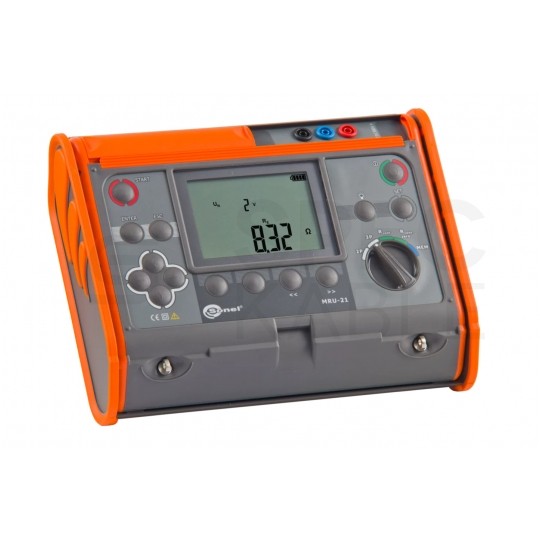 Miernik rezystancji uziemienia SONEL MRU-21 do pomiarów ochronnych i ciągłości połączeń