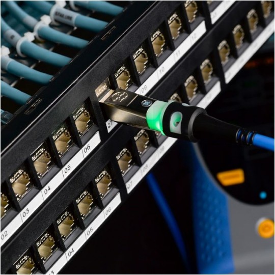 Miernik tester certyfikacyjny okablowania strukturalnego 6A/6/5E/5/3 oraz ISO EA/E/D/C, dokładność pomiaru Level IIIe LanTEK IV-S 500