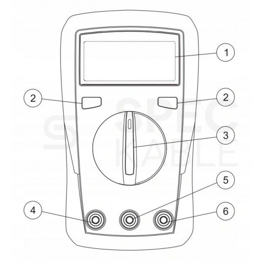 Miernik uniwersalny z pomiarem pojemności multimetr cyfrowy z wyświetlaczem LCD UNI-T UT33A+