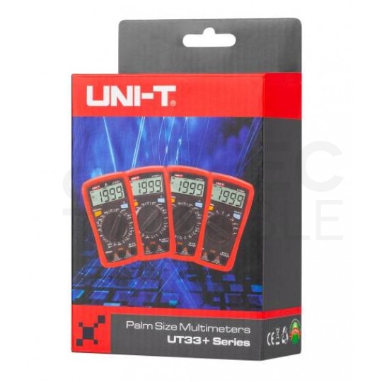 Miernik uniwersalny z pomiarem pojemności multimetr cyfrowy z wyświetlaczem LCD UNI-T UT33A+