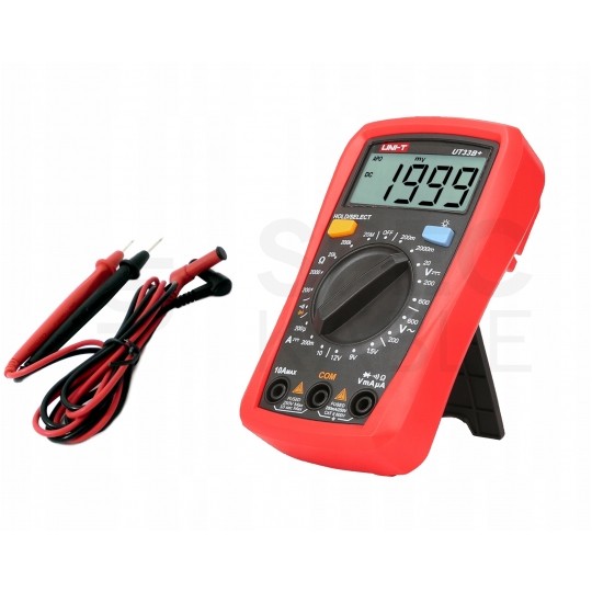 Miernik uniwersalny z pomiarem pojemności multimetr cyfrowy z wyświetlaczem LCD UNI-T UT33B+