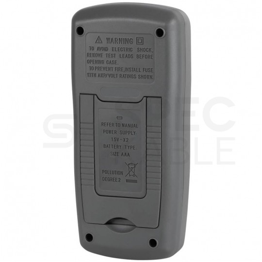 Miernik uniwersalny z pomiarem temperatury multimetr cyfrowy z wyświetlaczem LCD REBEL RB-30C