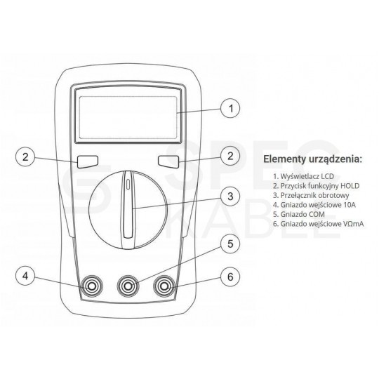 Miernik uniwersalny z pomiarem temperatury multimetr cyfrowy z wyświetlaczem LCD UNI-T UT33C+