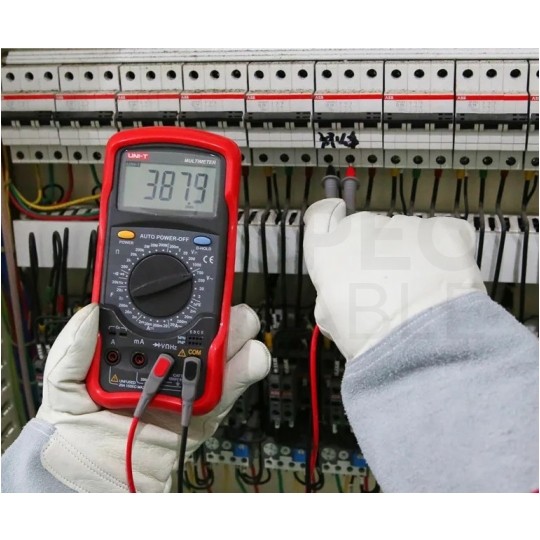 Miernik uniwersalny z pomiarem temperatury multimetr cyfrowy z wyświetlaczem LCD UNI-T UT55