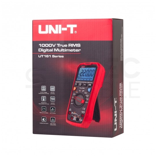 Miernik uniwersalny z pomiarem True RMS automatyczny multimetr cyfrowy z wyświetlaczem LCD UNI-T UT161D