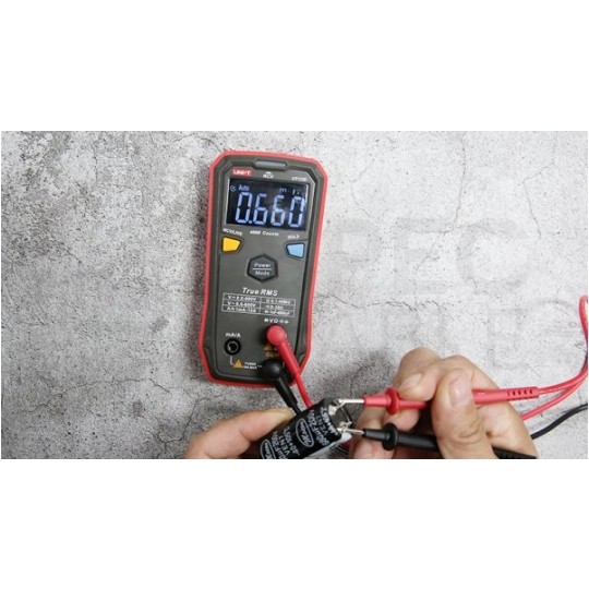 Miernik uniwersalny z pomiarem True RMS i funkcją LIVE multimetr cyfrowy z wyświetlaczem LCD UNI-T UT123D