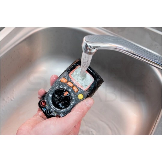 Miernik uniwersalny z pomiarem True RMS multimetr cyfrowy z wyświetlaczem LCD + Bluetooth SONEL CMM-11