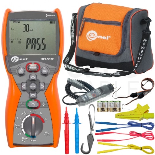 Miernik wielofunkcyjny SONEL MPI-502F do pomiaru parametrów instalacji elektrycznych