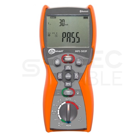 Miernik wielofunkcyjny SONEL MPI-502F do pomiaru parametrów instalacji elektrycznych