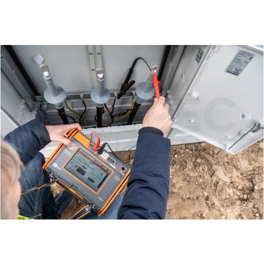 Miernik wielofunkcyjny z funkcją testu wyłączników RCD i pomiaru rezystancji izolacji wysokim napięciem [2,5kV] tester cyfrowy LCD + WiFi do instalacji elektryczych i odbiorów SONEL MPI-536