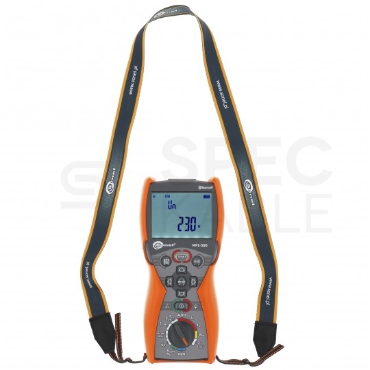 Miernik wielofunkcyjny z funkcją testu wyłączników RCD tester cyfrowy LCD + Bluetooth do instalacji elektryczych SONEL MPI-506
